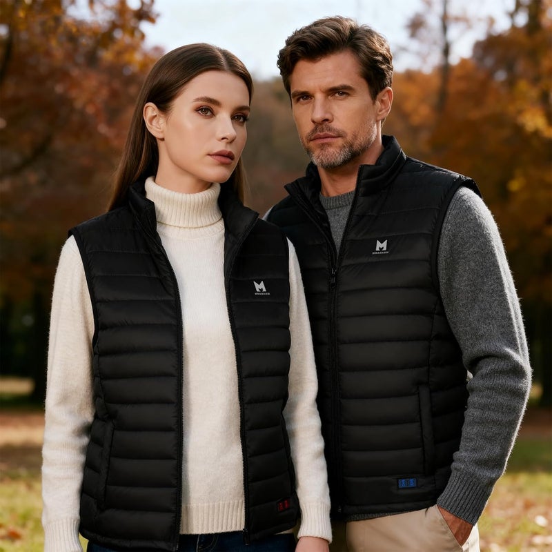 MRAWARM Heated Vest, Lightweight Electric Heated Vest for Men Women wiht 6 Heating Zone and 3 Temperature - Image 3